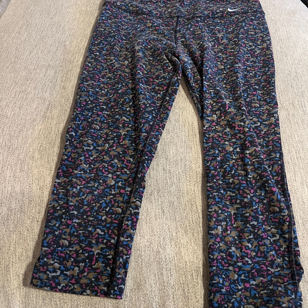 Nike Dri-FIT Black and Pink Leggings